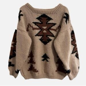 EUC Aztec Pattern/South Western Wool Sweater XL